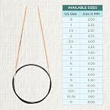 KNITPRO Basix Birch Circular Knitting Needles 2.00mm 40cm view 4