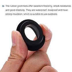 MECCANIXITY 4Pcs T Shape Rubber Grommet Mount Dia