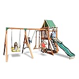 Sportspower Amazon Exclusive Olympia Wood Swing Set