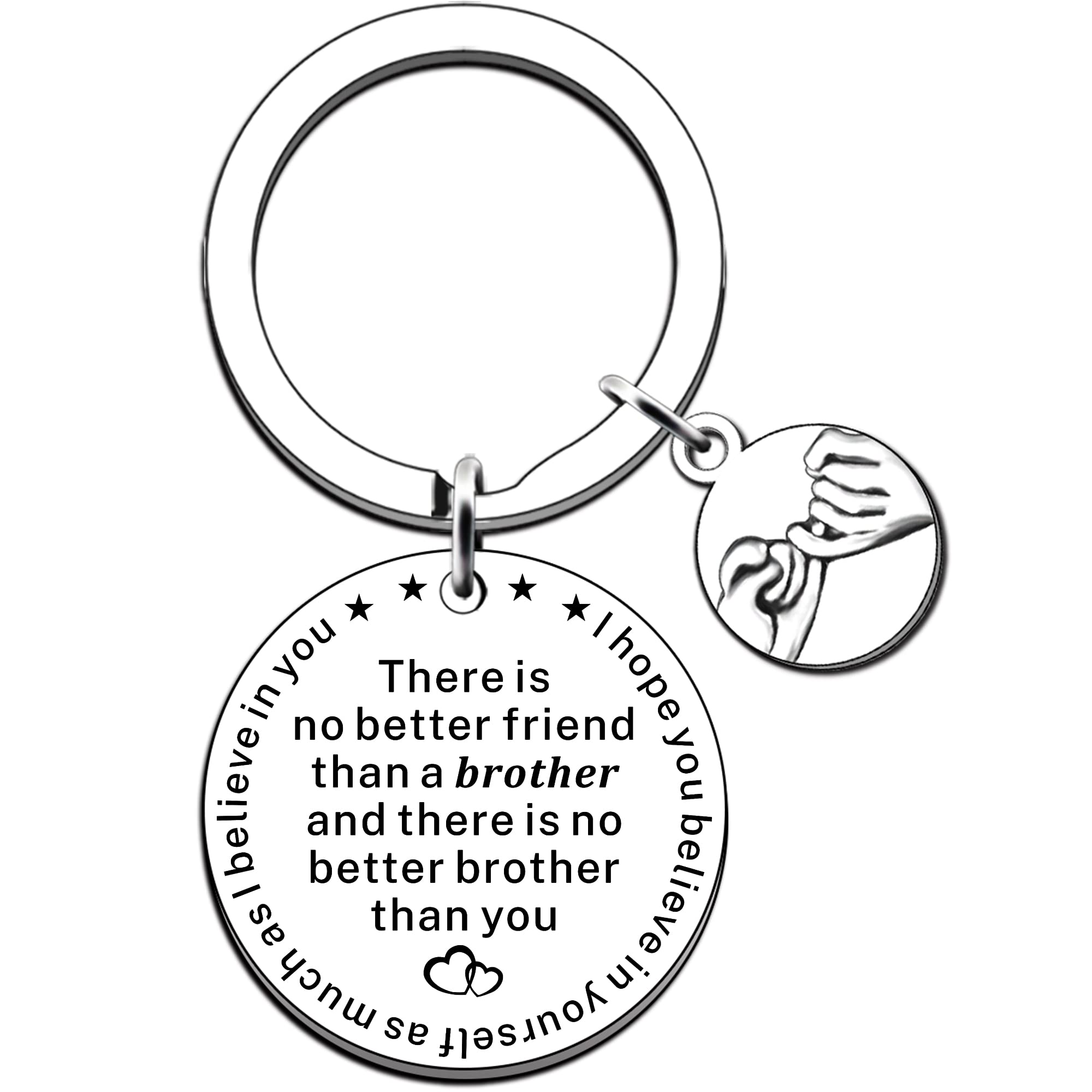 JMIMO Brother Keyring Gifts from Sister Brother - Birthday Gifts for Brother