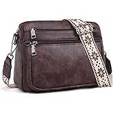 ATERITSSI Crossbody Purses for Women Trendy,Vegan Leather Crossbody Bags,Cell Phone Camera Shoulder Handbags with Card Slots