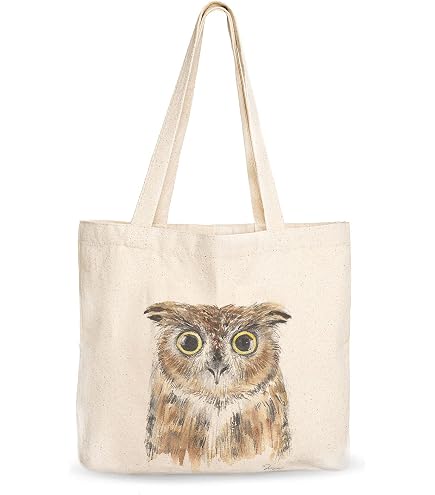 CafePress Hedgehog Love Canvas Tote Bag - Reusable Natural Shopping Bag (Choose Small Or Medium Size) - View #2