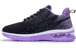 RomenSi Womens Tennis Running Shoes Walking Sneakers Athletic Comfortable Sports Shoes Gym Jogging Workout for Ladies US 5.5-