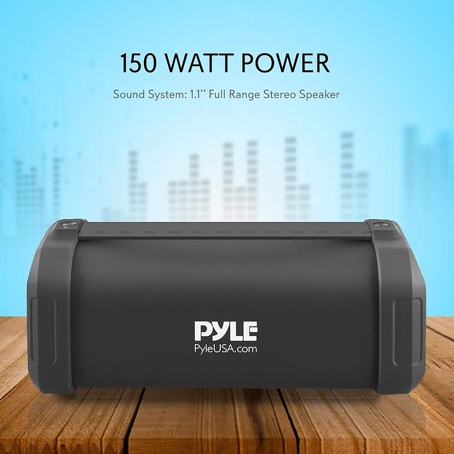 150 watt portable bluetooth speaker
