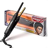Kiss Red by Pencil Flat Iron Hair Straightener, 0.3 Inch, Ceramic