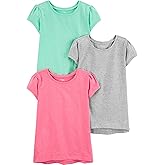 Simple Joys by Carter's Girls Short-Sleeve Shirts and Tops, Pack of 3