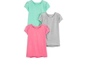 Simple Joys by Carter's Girls Short-Sleeve Shirts and Tops, Pack of 3
