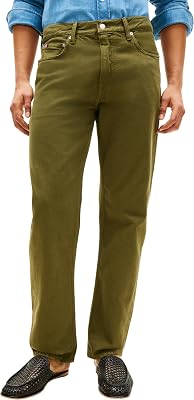 Uomo Jeans Regular Dover Straight Fit, Verde (Dark Artichoke), 30W/32L