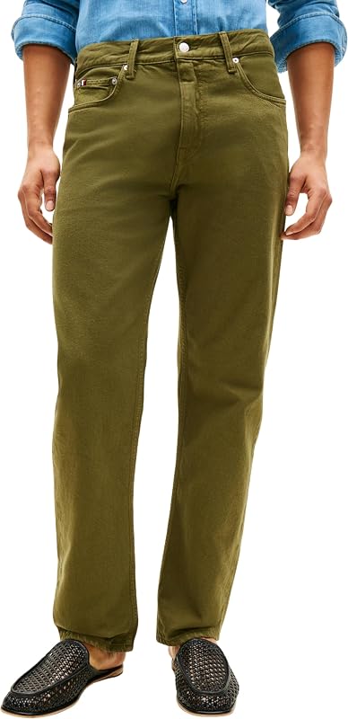 Uomo Jeans Regular Dover Straight Fit, Verde (Dark Artichoke), 30W/32L