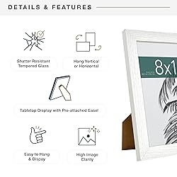 MCS Studio Gallery 8x10 Picture Frame White