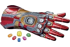 Avengers Marvel Legends Series Iron Man Nano Gauntlet Articulated Electronic Fist with Lights , Authentic Movie Sounds and Removable Infinity Stones