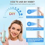 HANGSUN Hangsun Water Flosser Cordless Oral Irrigator HOC600 6 Tips IPX7 Green view 4