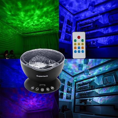 SS rtech Océano onda Estimada - Proyector LED de luz nocturna ...