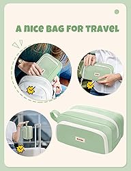 SUNEE Cute Pencil Case, Aesthetic Pen Pouch with 3