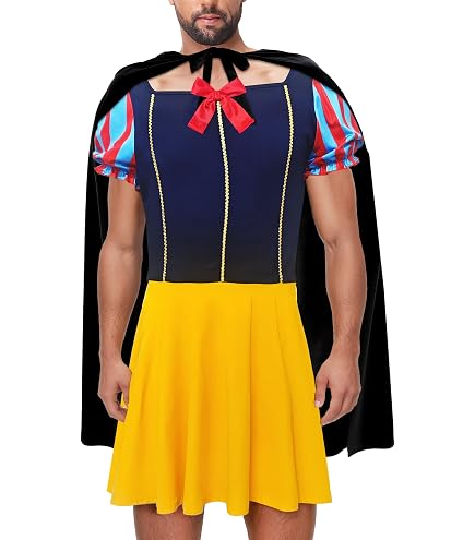 Rasta Imposta My Hairy Princess Cinderfella Men's Costume, Blue, Adult Men's One Size : Clothing, Shoes & Jewelry