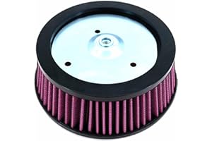 Americruise Harley Air Filter Engine Air Cleaner Motorcycle Air Filter for Harley 1999-2017 Dyna, 2000-2015 Softail, 1999-200