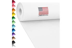 Paclord 24" x 1200" (100 ft) White Construction Paper Roll, (Pack of 1 Roll, White Color) – Made in USA Construction Kraft Paper Roll for School Projects – Color Paper for Crafts, Art Paper for Kids