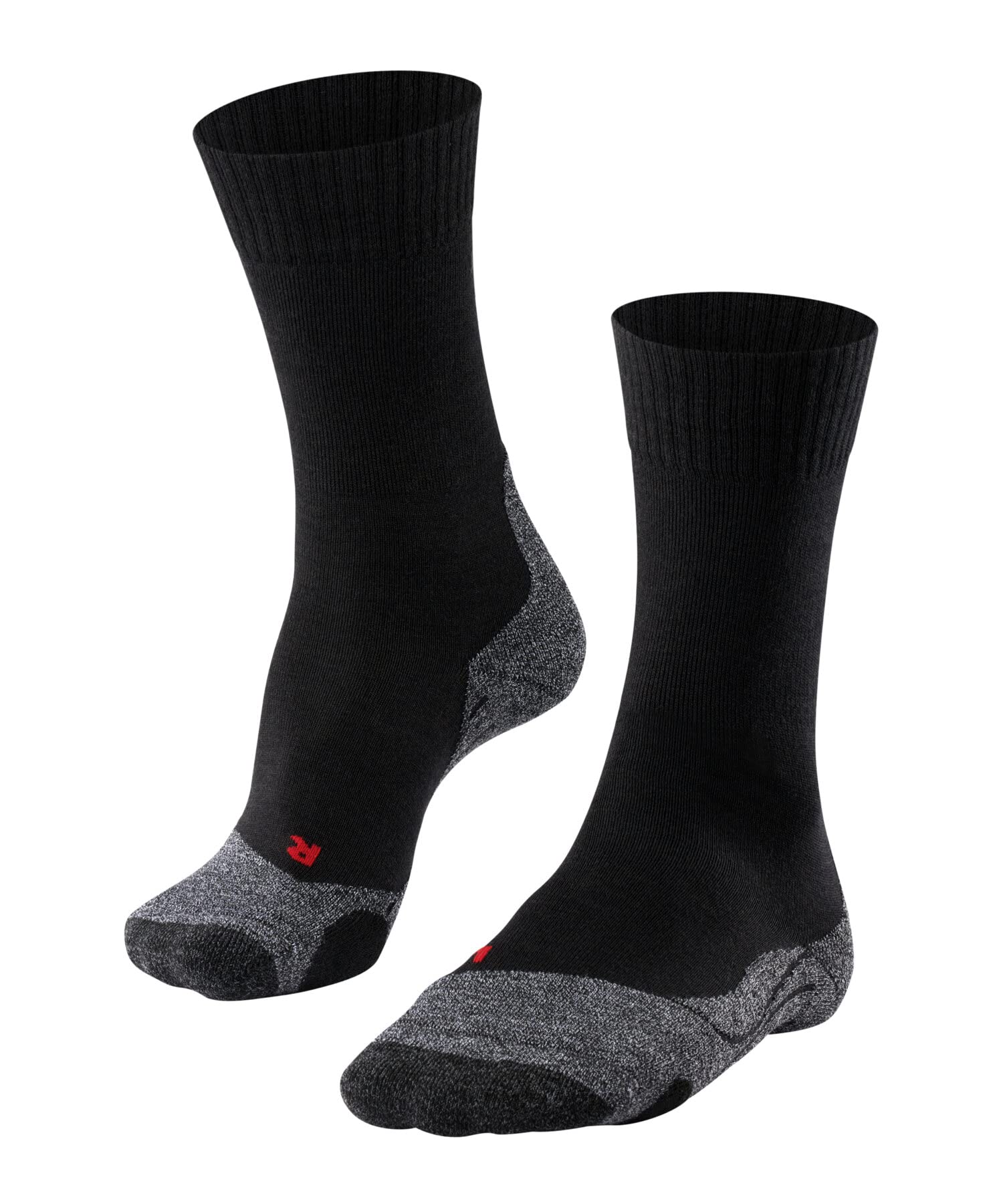 FALKE Men's TK2 Explore M So Wool Thick Anti-Blister 1 Pair Hiking Socks, Black Black-Mix 3010-O, 9.5-10.5