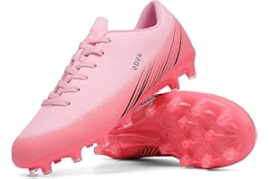 GODLARK Mens Soccer Cleats Womens Indoor Soccer Shoes Wide Baseball Turf Shoes Adult Youth Rugby Shoes Big Boys Small Spikes 