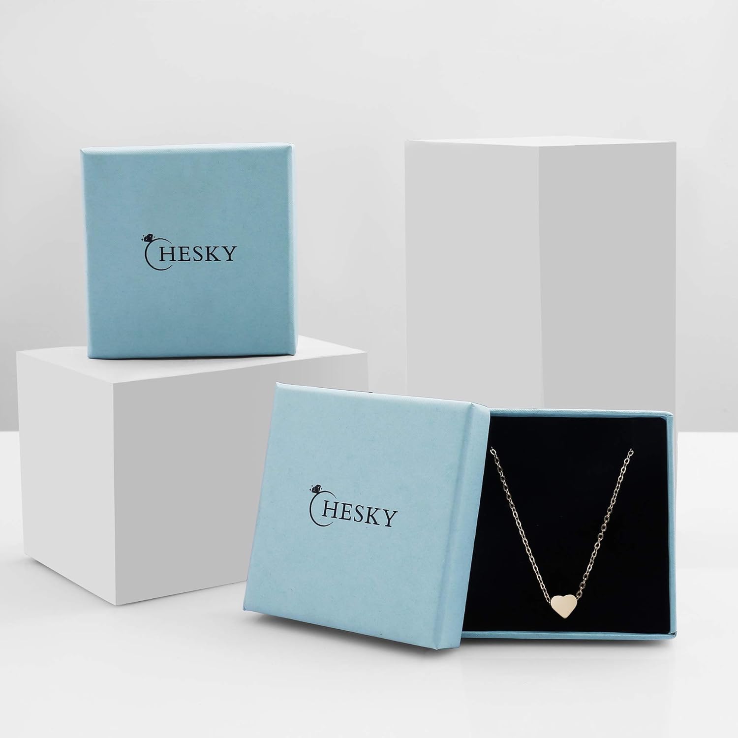 CHESKY 14K Gold/Silver Plated Flat Snake Chain Adjustable Punk Herringbone Choker Necklace Snake Bone Chain Calvice Chain Omega Chain Choker Necklace Dainty Jewelry for Women 3/5MM(W) 13"/16"(L): Clothing