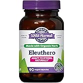 Oregon's Wild Harvest Eleuthero Organic Capsules | Adapt to Stress Naturally, 90 Count