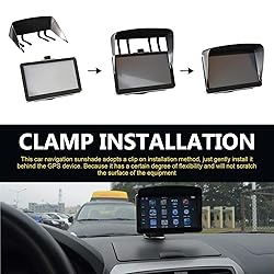 lekudo 1 PC Car GPS Navigator Sunshade, 6.7" x