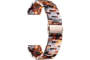 BINLUN Resin Watch Bands Replacement Watch Straps for Men Women 14 Colors Watchbands Lightweight 12/14/16/18/20/22mm Wrist Bands Fashion Skin-Friendly Smart Watch Bracelets