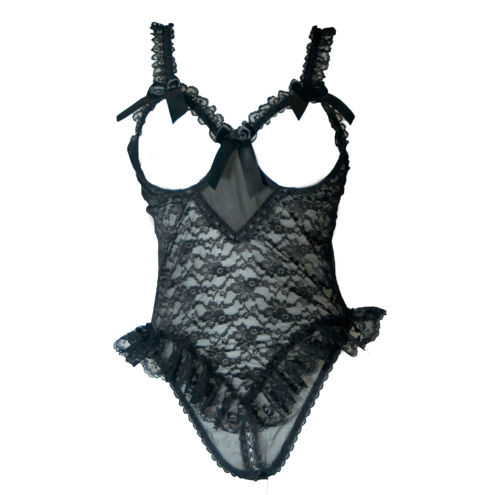 Shirley of Hollywood Open Cup Teddy, Number X2497, Size 1/2X, Pink