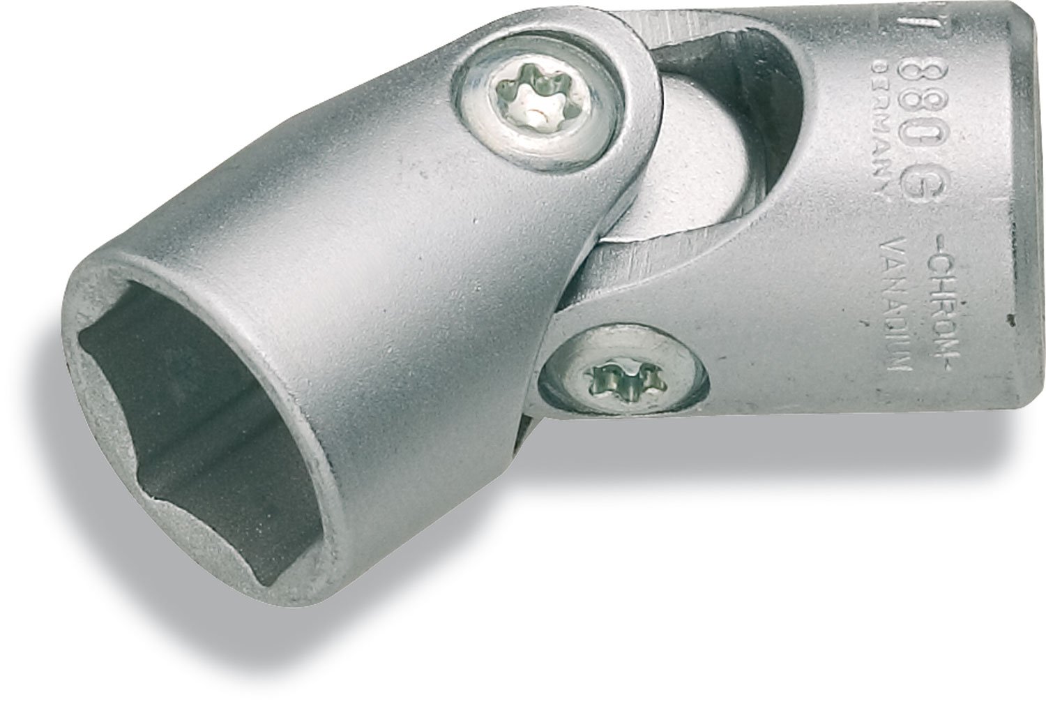 HAZET 880G-16 46 mm Joint Traction Profile Socket - Chrome-Plated/Polished