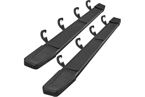 COMNOVA Running Boards Compatible with 2019-2025 Chevy Silverado/GMC Sierra 1500 Crew Cab, 20-25 Silverado/Sierra 2500HD 3500