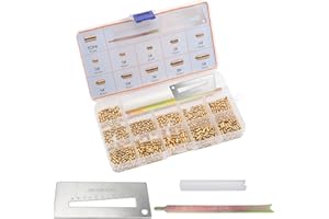 SHIGUAN SC1 SC4 Keyway Rekey Kit Compatible with Schlage Rekey Kit – DIY Lock Rekeying Set for Home Security and Door Locks with Bottom Pins (0-9, 50 Each)