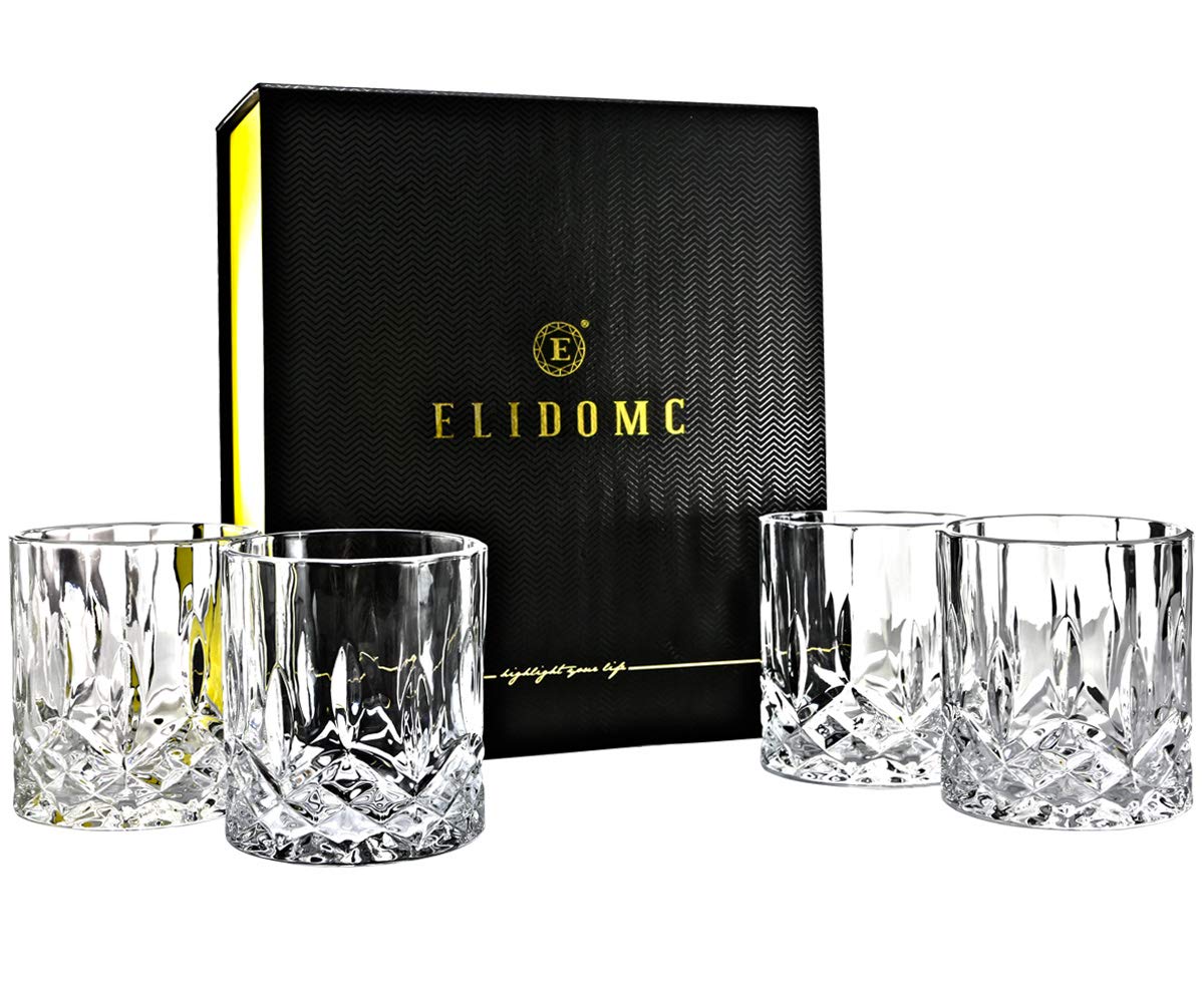 Kitchen & Dining Set of 4 UltraClarity Double Old Fashioned Glasses