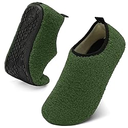 QFH Womens & Mens Cozy House Slippers - Portable