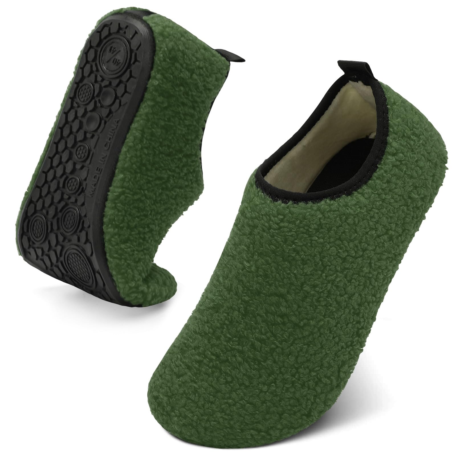 QFH Womens & Mens Cozy House Slippers - Portable