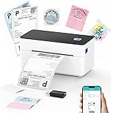SVANTTO Bluetooth Thermal Shipping Label Printer 4x6, Compatible with Windows/Mac/Android/iOS, High-Speed 4x6 Label Printer for USPS, UPS, Ebay, Etsy, Shopify, Poshmark, Inkless Printing