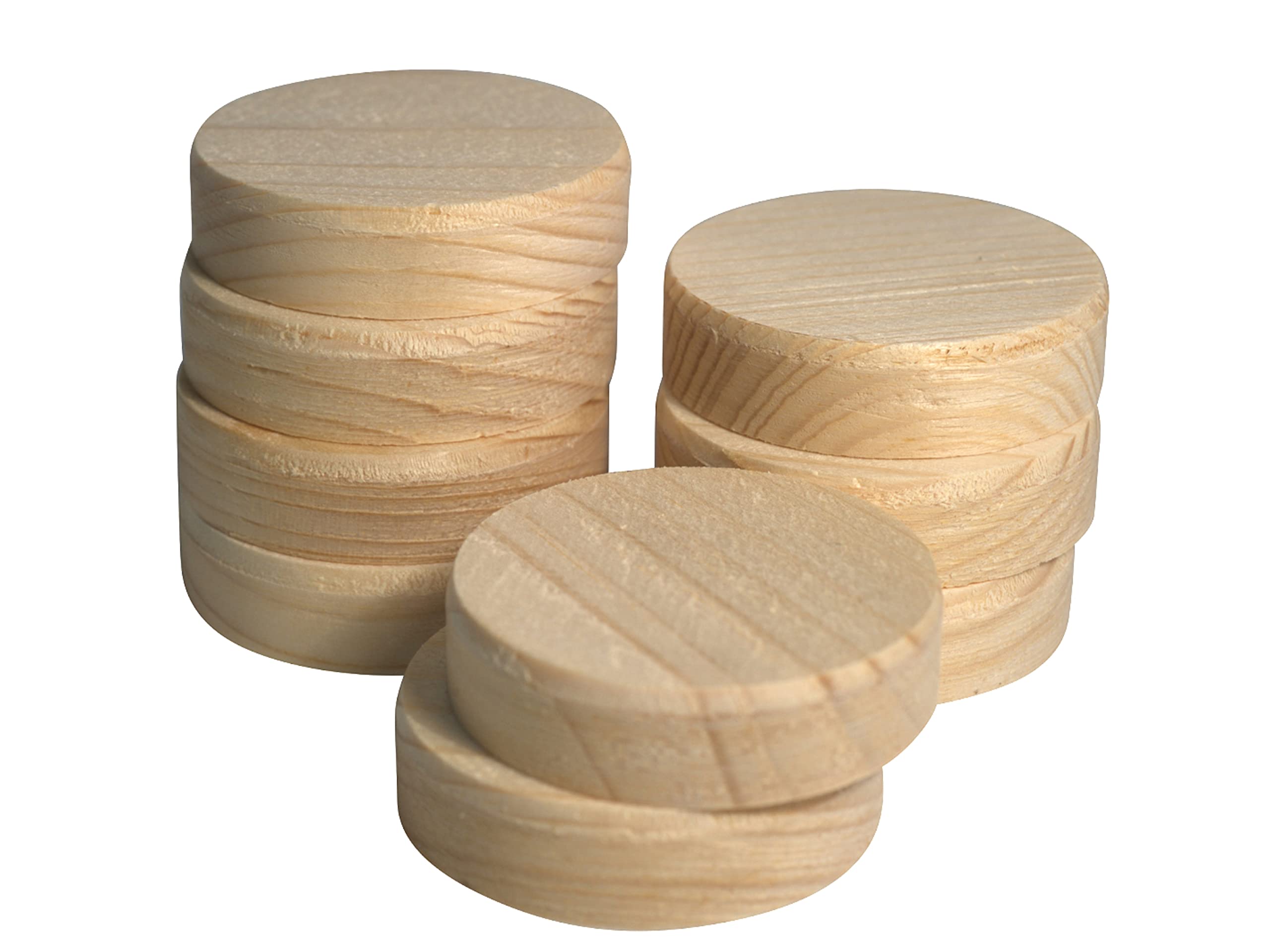 JOWE Cross Grain Plug 40mm in Pine | 50 pcs chamfered Plugs 40mm