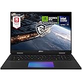 msi Titan 18 HX AI 18" 240Hz MiniLED UHD+ Gaming Laptop: Intel Ultra 9-290HX, NVIDIA Geforce RTX 5090, 64GB DDR5, 4TB NVMe SSD, Thunderbolt 5, Wi-Fi 7, Win 11 Pro: Black A2WJ-1258US