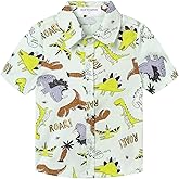 Mud Kingdom Little Boys Summer Shirt Fashion Letter Graffiti