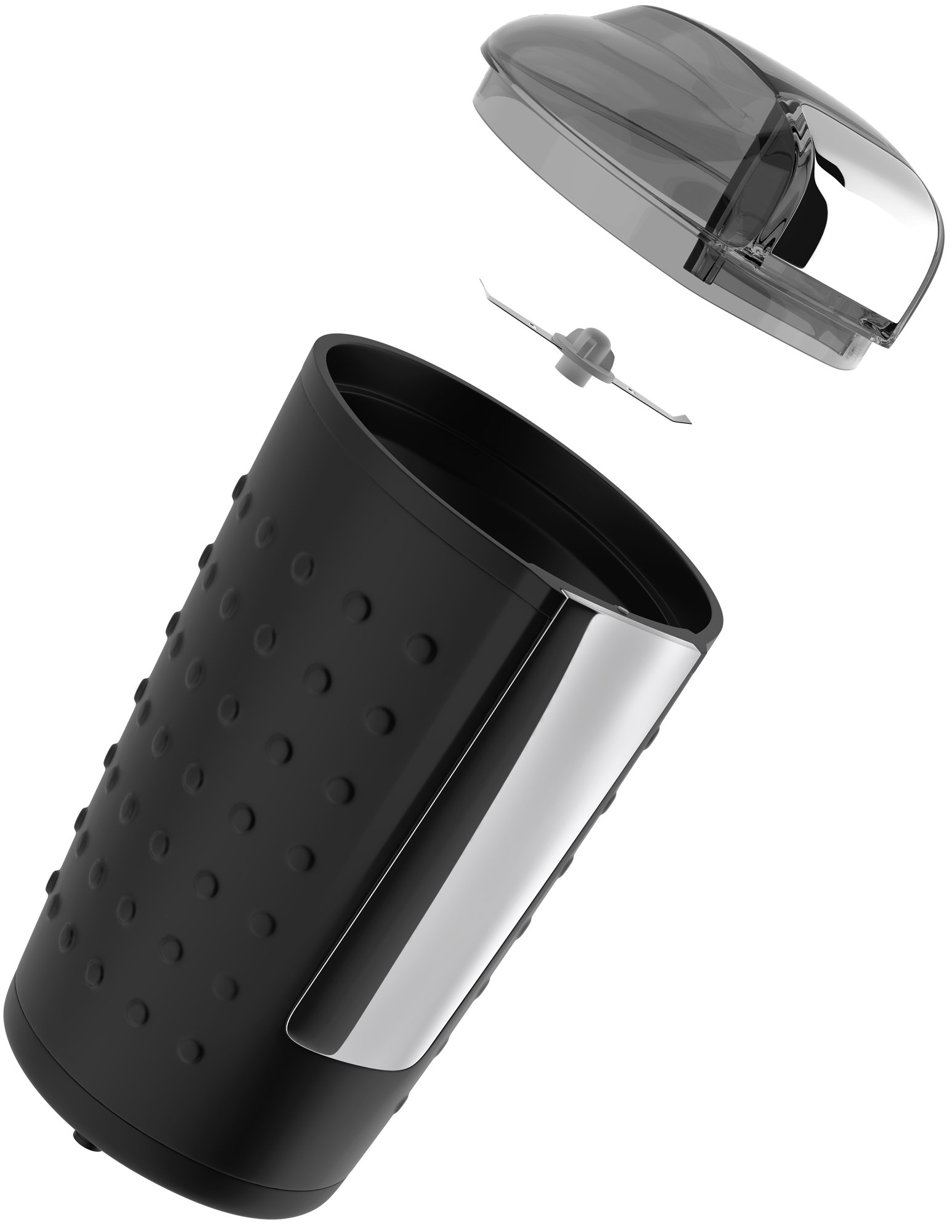 Vremi Blade Coffee Grinder Electric- For Coffee Bean or Spices with Stainless Steel Blade - Makes 12 to 14 Cups of Pour Over Espresso or Drip Coffee - Instant Travel Grinder with Brush Cleaner - Black