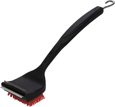 Char-Broil 140533 2-in-1 Cool-Clean Grill Cleaning Brush and Scraper