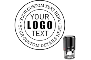 Personalized Custom Logo Stamp,Signature Stamps for Signing Name,Self Inking personalized rubber stamp,Personalized Sellos,Pe