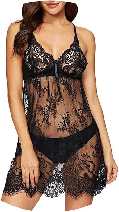 babydoll transparent nightwear