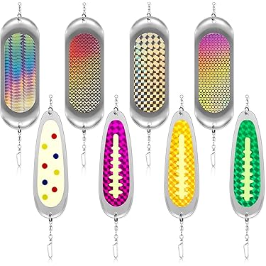 LUHR JENSEN DODGER Lachs Trolling Flasher 8 1/4 USA EUR 7,74 - PicClick DE
