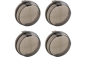 NTHREEAUTO 4PCS Smoked Turn Signal Lens Cover Front Rear Compatible with Kawasaki Vulcan 2000 1600 Classic/Nomad Honda Shadow Cruisers