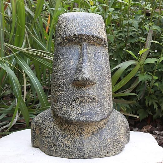 Isla de Pascua Moai cabeza Figura de piedra Piedra Jardín Figura Lava
