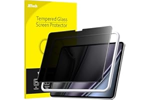 JETech Privacy Screen Protector for iPad Air 13-Inch M3/M2 (2025/2024) with Easy Installation Tool, Anti-Spy Tempered Glass F