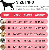 Belababy Soft No Pull Dog Harness X Small Reflective Red Adjustable Chest Vest view 2