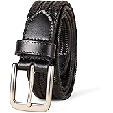 Amazon Essentials Men's Tubular Stretch Weave Belt