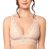 Wacoal Womens Halo Lace Bralette Bra