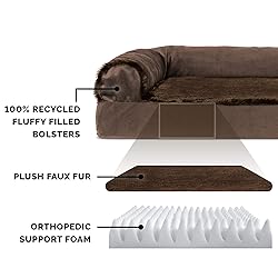 Furhaven Orthopedic Dog Bed for Large/Medium Dogs